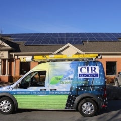 CIR太阳能安装在Natale办公大楼，克拉伦斯纽约
