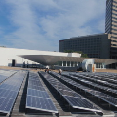 太阳能安装在哥伦比亚大学艺术博物馆