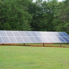 南卡罗来纳州彭德尔顿8.06千瓦太阳能地面安装