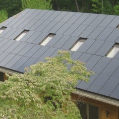 20.2千瓦太阳能光伏阵列在布赖顿,MI