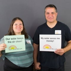 Andrea和David在2015年7月选择了Net Zero Solar来安装他们的太阳能电力系统!