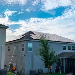20.5千瓦Apopka屋顶安装光伏系统,FL