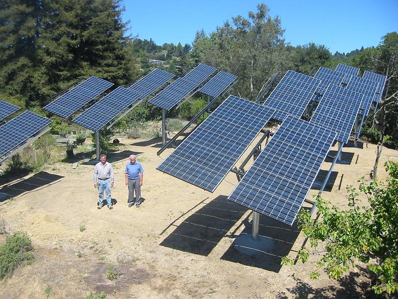 加利福尼亚州Corralitos的12千瓦地面安装太阳能系统
