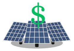 太阳能电池板的平均成本图标＂><h4 class=